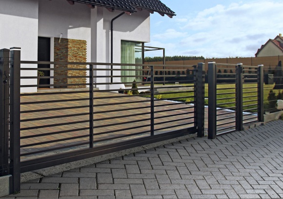 Delikany mocarz – Nowoczesne Ogrodzenie Frontowe Turkus